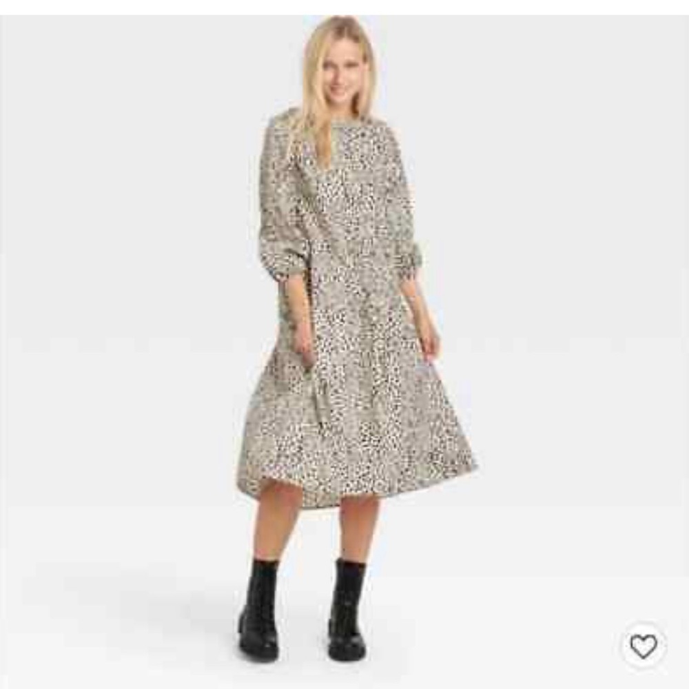 Women's Raglan Long Sleeve High Low Dress - Who What Wear - Size M